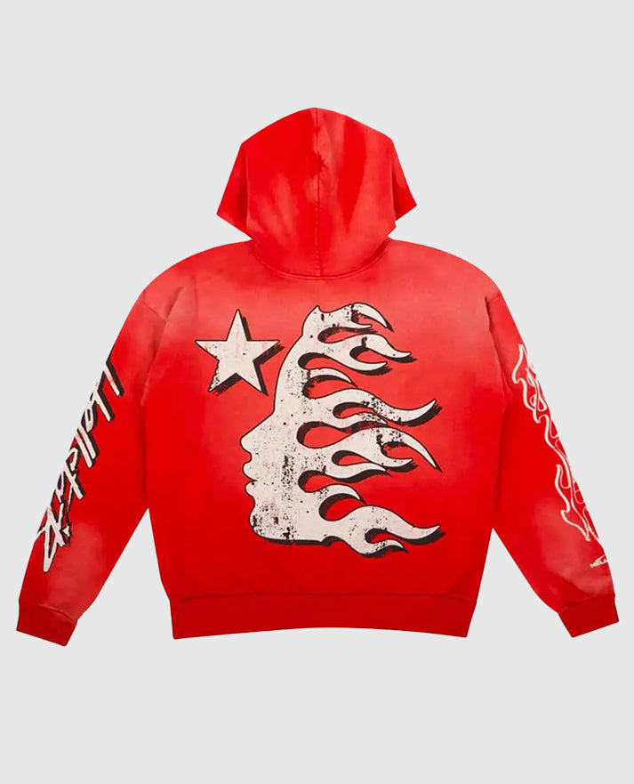 Hellstar Records Red Hoodie - view 2
