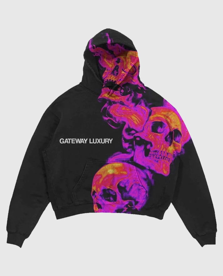 Gateway Luxury Skully Hoodie - view 4