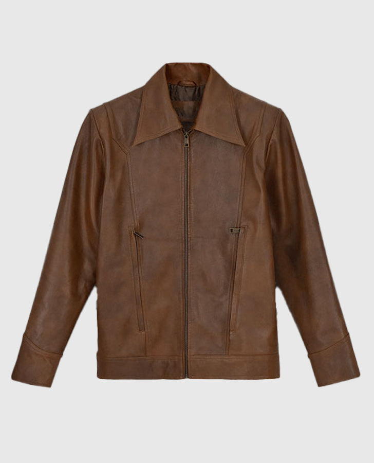 X Men Days of Future Past Brown Leather Jacket for Men - inner lining view