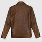 X Men Days of Future Past Brown Leather Jacket for Men - model wearing the jacket