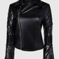 Furiosa a Mad Max Saga 2024 Anya Taylor-Joy Brown Leather Jacket - back view