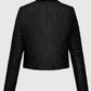 Amanda Seyfried Black Leather Jacket for Women – Premium Outerwear - side angle view
