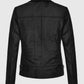 Jennifer Lawrence Black Leather Jacket for Women – Premium Outerwear - side angle view