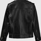 Tomb Raider Alicia Vikander Black Leather Jacket for Women - side angle view