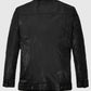 Tom Holland Uncharted Black Leather Jacket for Men - side angle view