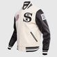 MLB Chicago White Sox Men's Rib Wool Varsity Jacket - side angle view