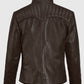 Da Vinci's Demons Tom Riley Distressed Leather Jacket for Men - side angle view