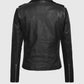 Elsa Pataky Black Leather Jacket for Women – Premium Outerwear - side angle view