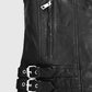 Lucy Hale Puppy Love 2023 Black Leather Biker Jacket for Women - inner lining view