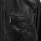 Tomb Raider Alicia Vikander Black Leather Jacket for Women - inner lining view