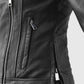 Karen Gillan Doctor Who TV Series Black Leather Biker Jacket for Women - inner lining view