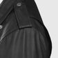 Hilary Duff Younger Black Leather Biker Jacket for Women - inner lining view