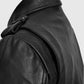 Elsa Pataky Black Leather Jacket for Women – Premium Outerwear - inner lining view