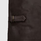 Sam Worthington Kidnapping Mr Heineken Brown Leather Jacket for Men - inner lining view