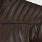 Da Vinci's Demons Tom Riley Distressed Leather Jacket for Men - inner lining view