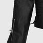 Kristen Stewart Black Leather Biker Jacket for Women - model wearing the jacket