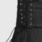 Kristen Stewart Black Leather Biker Jacket for Women - detail view