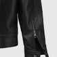 Tomb Raider Alicia Vikander Black Leather Jacket for Women - detail view