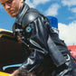 Mad Max Mel Gibson Black Leather Jacket for Men – Premium Outerwear - detail view