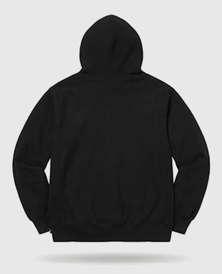 Supreme Cross Box Logo Black Hoodie - view 2