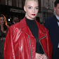 Furiosa a Mad Max Saga Premiere Anya Taylor-Joy Red Leather Jacket - side angle view