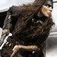 Furiosa a Mad Max Saga 2024 Anya Taylor-Joy Brown Leather Jacket - sleeve and cuff detail