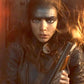 Furiosa a Mad Max Saga 2024 Anya Taylor-Joy Brown Leather Jacket - front view