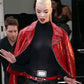 Furiosa a Mad Max Saga Premiere Anya Taylor-Joy Red Leather Jacket - inner lining view