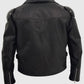 Mad Max Mel Gibson Black Leather Jacket for Men – Premium Outerwear - side angle view