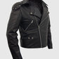 Mad Max Mel Gibson Black Leather Jacket for Men – Premium Outerwear - model wearing the jacket