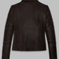 Furiosa a Mad Max Saga 2024 Anya Taylor-Joy Brown Leather Jacket - inner lining view