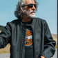Men's Paradigm Triple Vent System 2.0 Black Leather Jacket - detail view