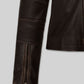 Furiosa a Mad Max Saga 2024 Anya Taylor-Joy Brown Leather Jacket - detail view