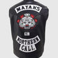 JD Pardo Mayan M.C Ezekiel Reyes Black Vest for Men - inner lining view