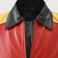 Men's 8 Ball Pool Green Bomber Leather Jacket – Custom Fit - inner lining view