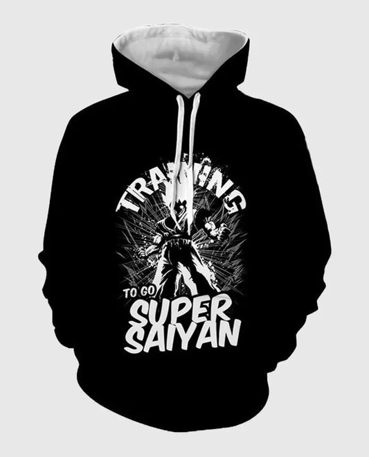 Dragon Ball Z Goku Training To Go Super Saiyan Epic Hoodie - view 3