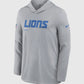 Detroit Lions Sideline Performance Long Sleeve Hoodie T-Shirt - view 3