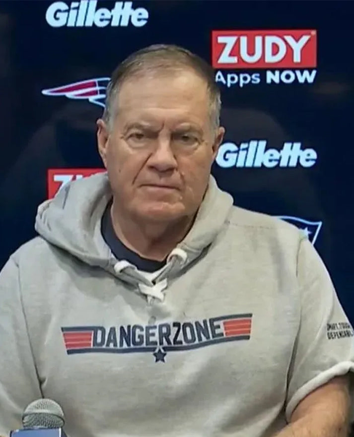 Bill Belichick Danger Zone Hoodie - view 1