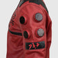 Cyberpunk 2077 Akira Kaneda Capsule Red Leather Jacket for Men - side angle view