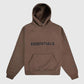 Fear Of God Essentials Brown Hoodie - view 1