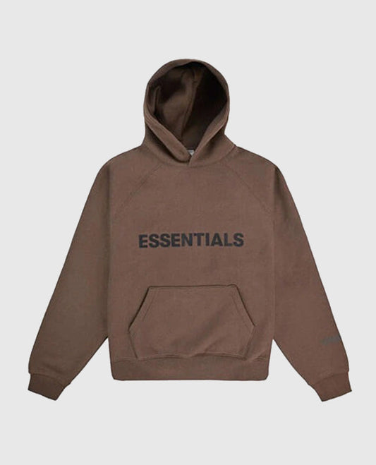 Fear Of God Essentials Brown Hoodie - view 1