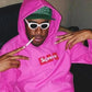 Supreme Box Logo Pink Hoodie - view 4