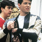 Matthew Broderick Ferris Bueller's Day Off White & Black Leather - inner lining view