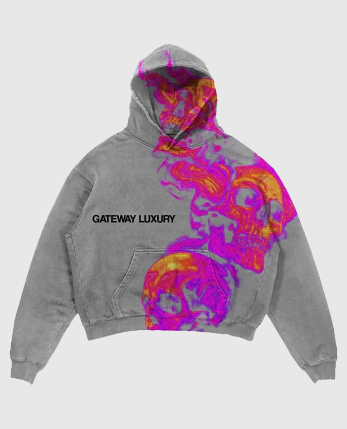 Gateway Luxury Skully Hoodie - view 3