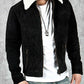 The Walking Dead Rick Grimes Brown Suede Jacket for Men - inner lining view