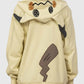 Mimikyu Themed French Terry Zip-Up Hoodie - view 4