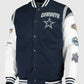 Dallas Cowboys Super Bowl 5x Champions Varsity Jacket - side view
