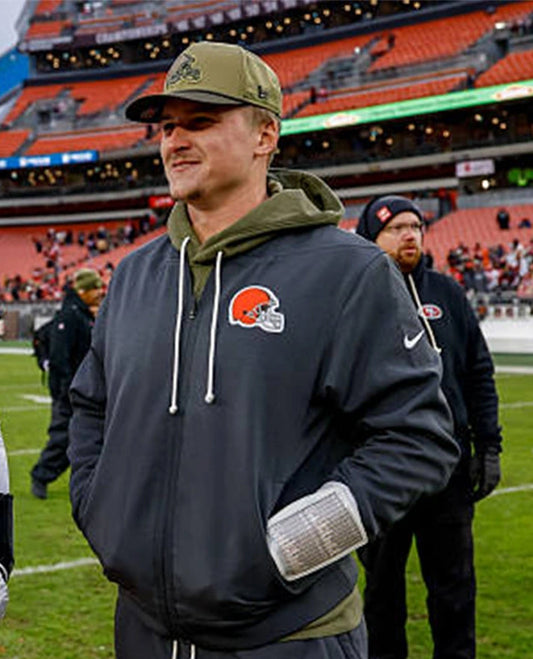 Bailey Zappe Cleveland Browns Full-Zip Hoodie - view 1