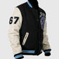 Axel Foley Detroit Lions Black Leather Jacket for Men - side angle view