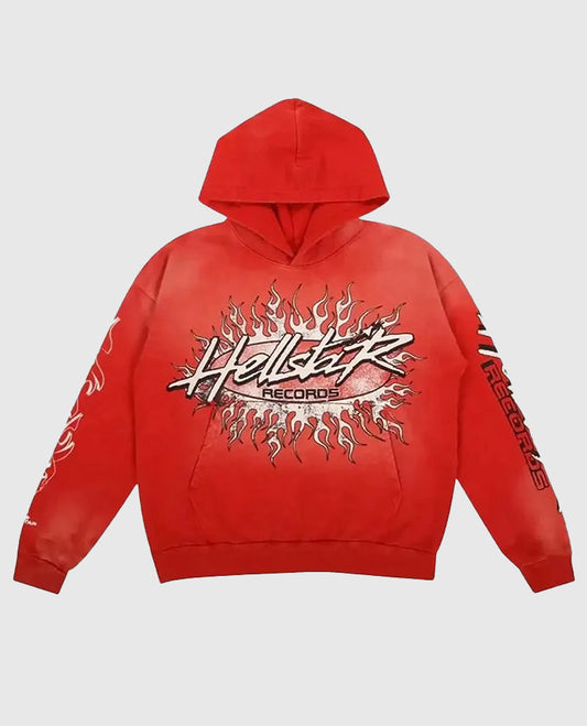 Hellstar Records Red Hoodie - view 1